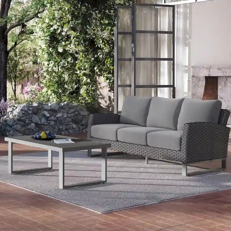 Set Divano e Tavolino da Caffè da Esterno New Classic Furniture Fiji - 2 Pezzi