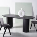 Tavolo da pranzo in legno Svenja SAFAVIEH Couture - 79 L x 35 P x 29.5 A - 79Lx35Px30A