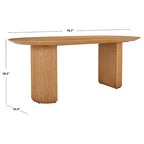 Tavolo da pranzo in legno Svenja SAFAVIEH Couture - 79 L x 35 P x 29.5 A - 79Lx35Px30A