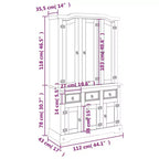 vidaXL Corona Highboard