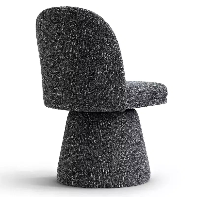 Set di 6 sedie da pranzo moderne senza braccioli girevoli a 360° con base a piedistallo, eleganti sedie d'accento per cucina, sala da pranzo o ufficio-Panipeachy
