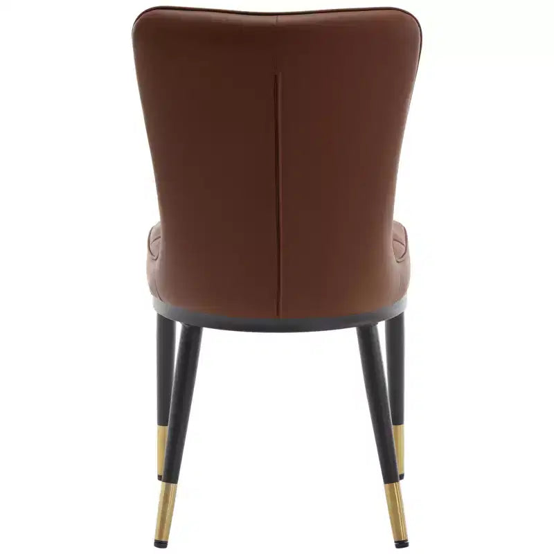 Bekrvio Sedie da Sala da Pranzo Set da 6, Moderne Imbottite in Ecopelle con Schienale Alto, Gambe in Metallo, Sedie da Cucina Senza Braccioli per Soggiorno Sala da Pranzo
