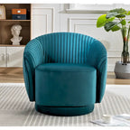 Poltroncina girevole Milvo Small in velluto