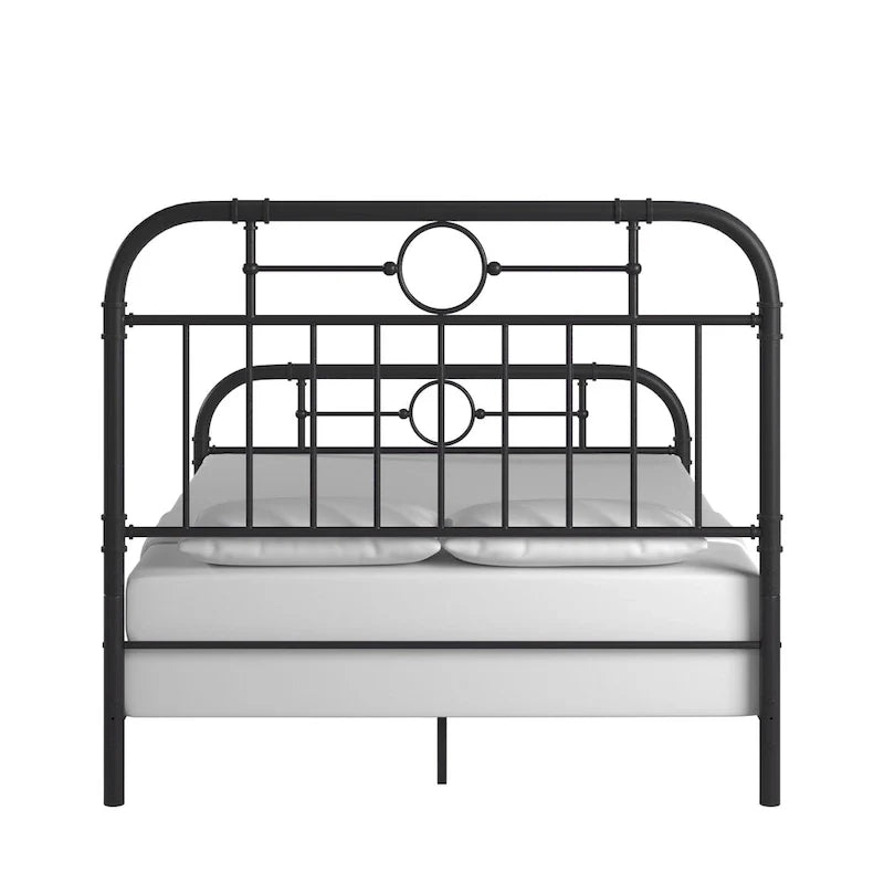 Letto in metallo nero