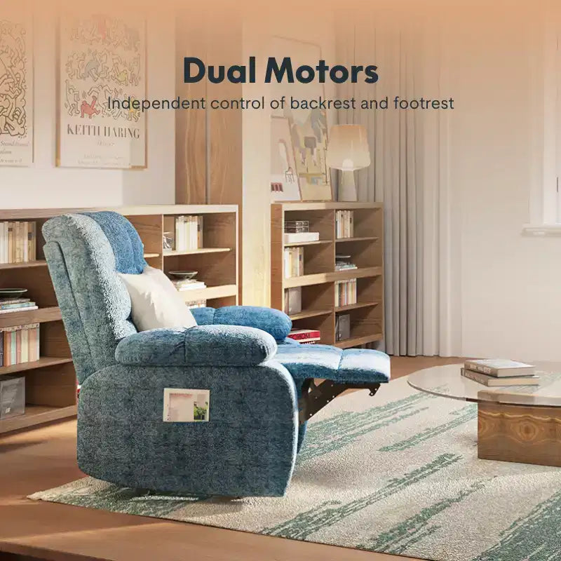 Poltrona reclinabile elettrica XL6-Cloud con massaggio