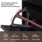 CLIHOME Scarpiera da Ingresso con 24 Paia, Organizzatore per Scarpe con Cassetti a Ribalta, Scaffale Armadio Porta Scarpe