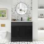 Mobile bagno 30/36/48 Wavy Line con lavabo e rubinetto