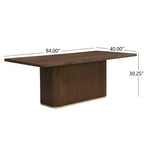 Christopher Knight Home Yodsak Set da Pranzo Moderno a 7 Pezzi in Legno e Metallo con Sedie Girevoli a 180