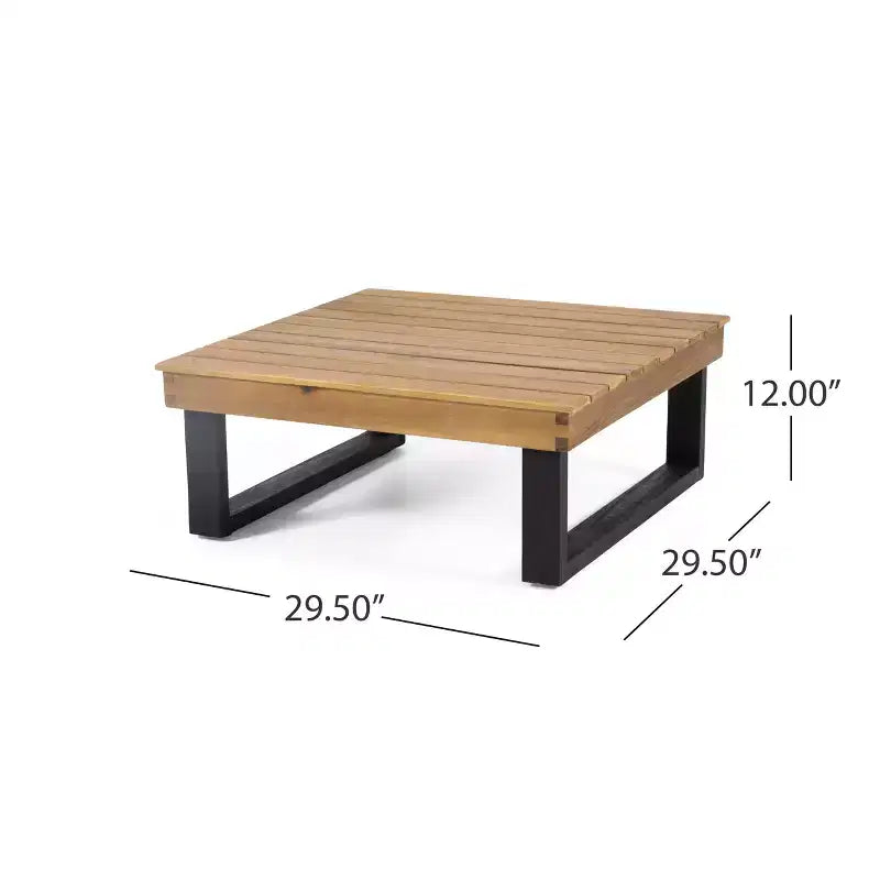 Set Divano Sezionale Esterno a L Patio da Giardino Set Lounge per il Tempo Libero con Tavolino da Caffè e Cuscino Resistente all'Acqua - ModernLuxe