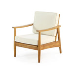 Salotto da esterno a 4 posti in legno di acacia Willowbrook di Christopher Knight Home