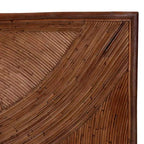 Testata Indipendente in Rattan Elettra di bali & pari King: Realizzata a Mano, Nessun Assemblaggio, Design Bohemien