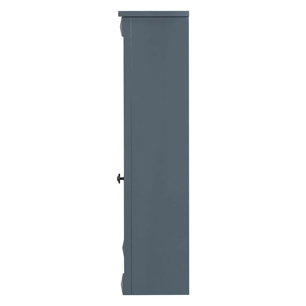 Mobile Bagno Moderno da 90cm con Lavabo Integrato e Specchiera, 2 Ante e 2 Cassetti