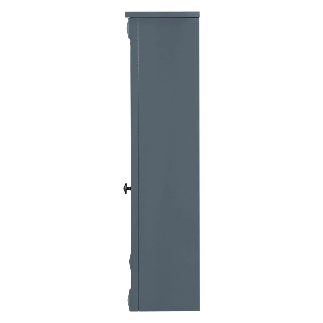 Mobile Bagno Moderno da 90cm con Lavabo Integrato e Specchiera, 2 Ante e 2 Cassetti