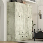 Armadio guardaroba cabina armadio 59W grande armadio indipendente bianco