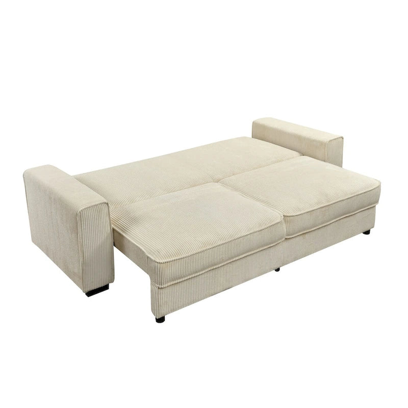 Divano Letto Grande Roomfitters con Contenitore, Divano Moderno a 3 Posti, Divano Imbottito per Piccoli Spazi