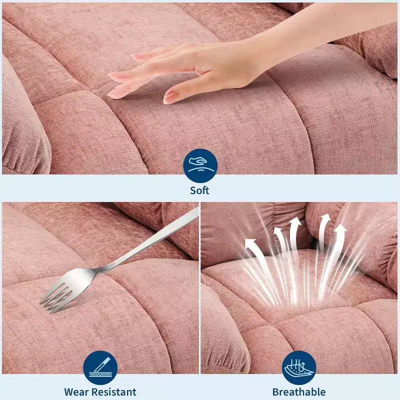 Poltrona Reclinabile Massaggiante con Calore - Girevole a 360°, Dondolo, Divano Singolo Oversize con Vibrazione, USB e Tasche Contenitore per Soggiorno/Camera da Letto