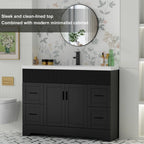 Mobile bagno 30/36/48 Wavy Line con lavabo e rubinetto