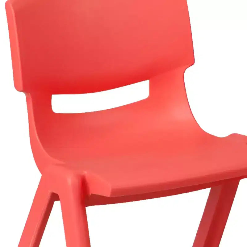 Set Tavolo Attività Rettangolare Regolabile in Altezza in Plastica Emma and Oliver 23.625"W x 47.25"L con 6 Sedie