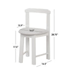 Set da pranzo rotondo compatto Harrisburg Tobey da 5 pezzi