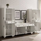 Set Tara 3 pezzi Madia e Dispensa Effetto Invecchiato - Crosley