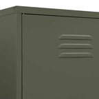 vidaXL Armadio Verde Oliva 90x50x180 cm Acciaio