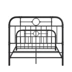 Letto in metallo nero