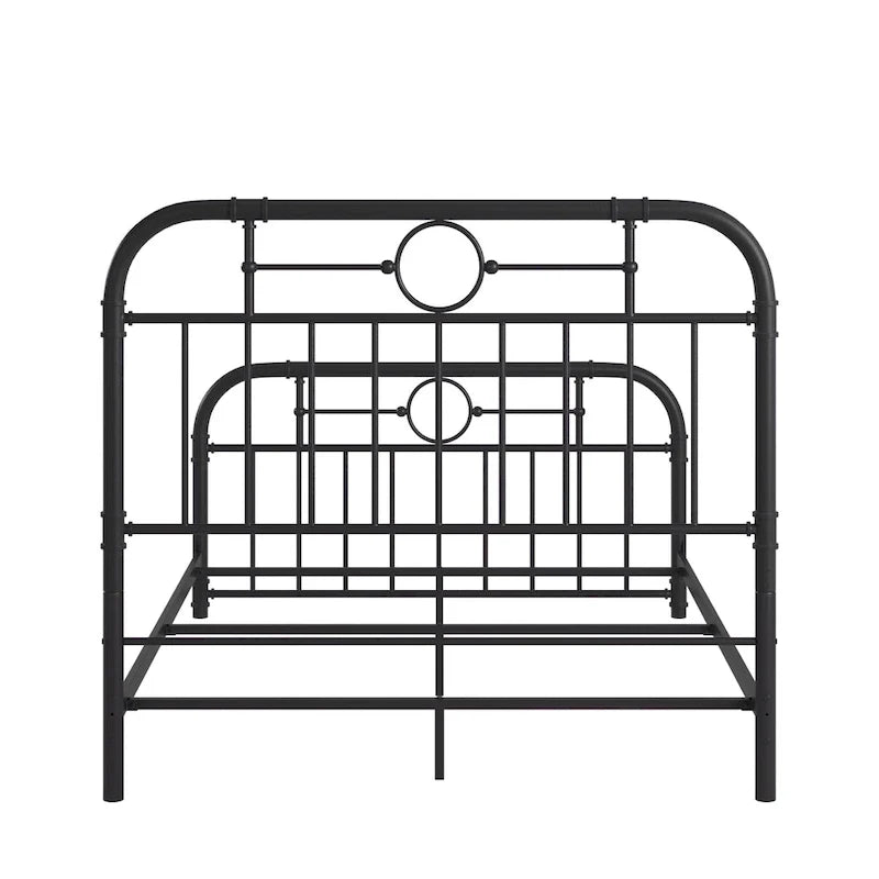 Letto in metallo nero