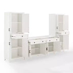 Set Tara 3 pezzi Madia e Dispensa Effetto Invecchiato - Crosley