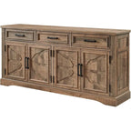 Credenza a Buffet da Fattoria, Mobile Bar per Caffè e Vino per Sala da Pranzo - N/A