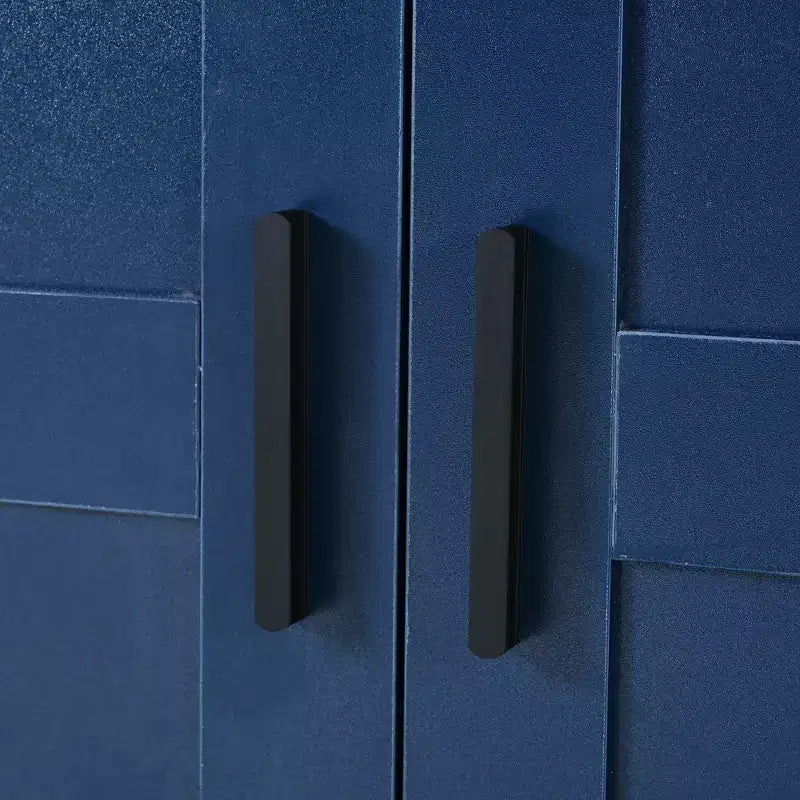 Dispensa da cucina indipendente 77H, armadio contenitore in stile rustico con ripiani regolabili, ripiani sulla porta, cassetti e portabottiglie - ModernLuxe