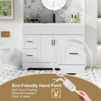 Mobile bagno 30/36/48 Wavy Line con lavabo e rubinetto