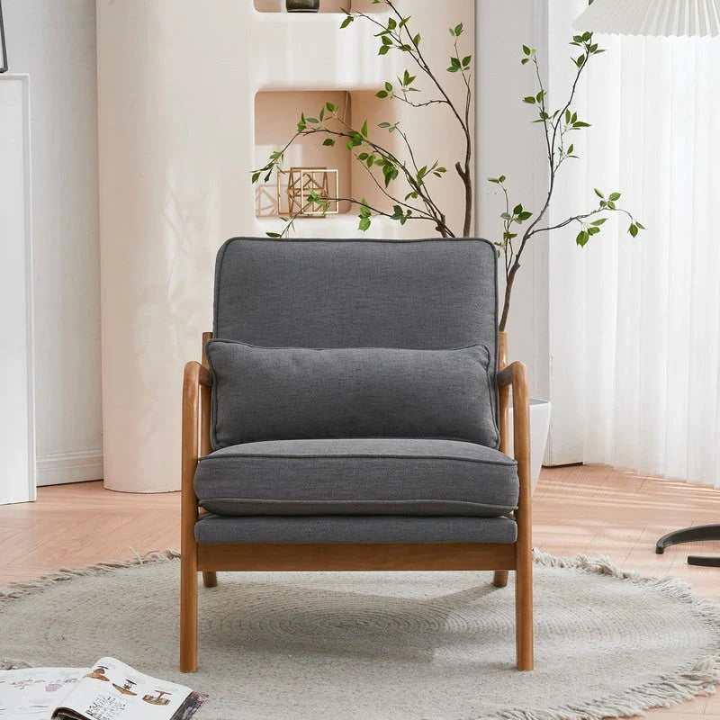 Poltrona imbottita Mid-Century Modern