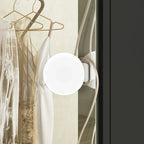 Lussuosa Toeletta da Trucco a LED con 9 Cassetti Elegante Postazione Trucco