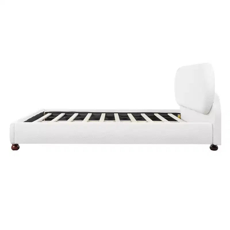 Christopher Knight Home Matteo, letto imbottito moderno in gomma boucle