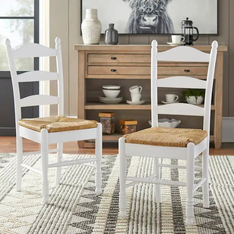 Sedia da pranzo Simple Living Jessie Ladder Back (set di 2)