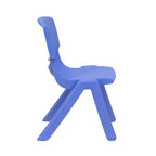 Set Tavolo Attività Rettangolare Regolabile in Altezza in Plastica Emma and Oliver 23.625"W x 47.25"L con 6 Sedie