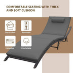 Set di 3 Chaise Lounge da Esterno Kullavik