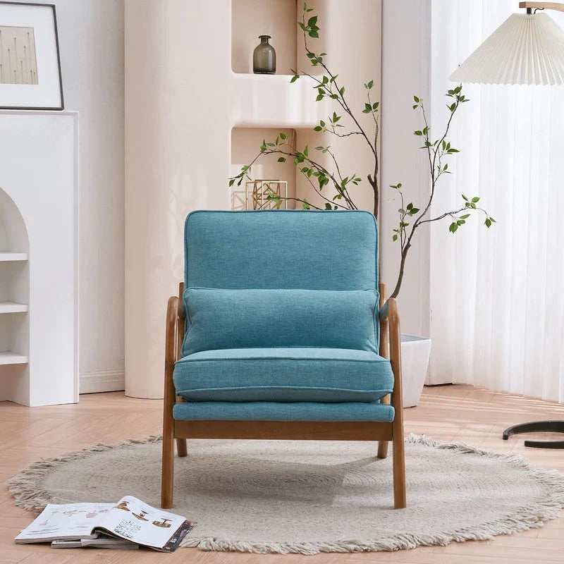 Poltrona imbottita Mid-Century Modern