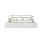 Divano Letto Estensibile con Letto Estraibile, Divano Letto in Legno con Letto Estraibile