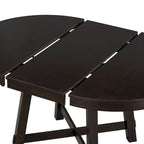 Tavolo da pranzo allungabile rotondo da cascina con 16 inserti in legno per cucina