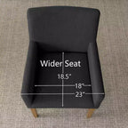 Set di 6 sedie da pranzo imbottite con braccioli, poltrone moderne in lino con gambe in legno, sedie occasionali per sala da pranzo, soggiorno - Panipeachy