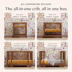 Culla convertibile Babyletto Yuzu 8-in-1 con kit di conversione per tutte le fasi
