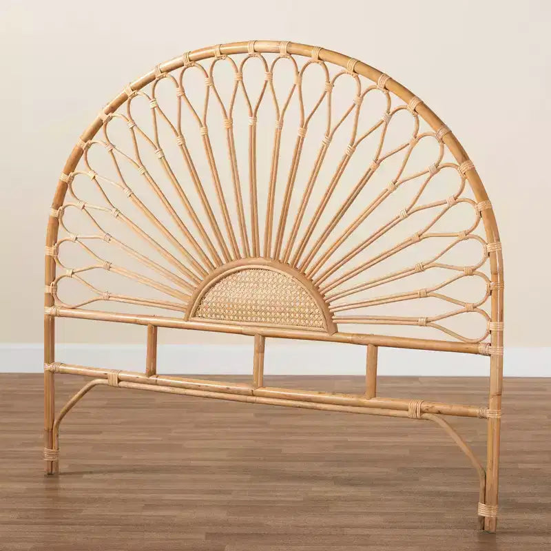Testiera in Rattan Naturale, Marrone