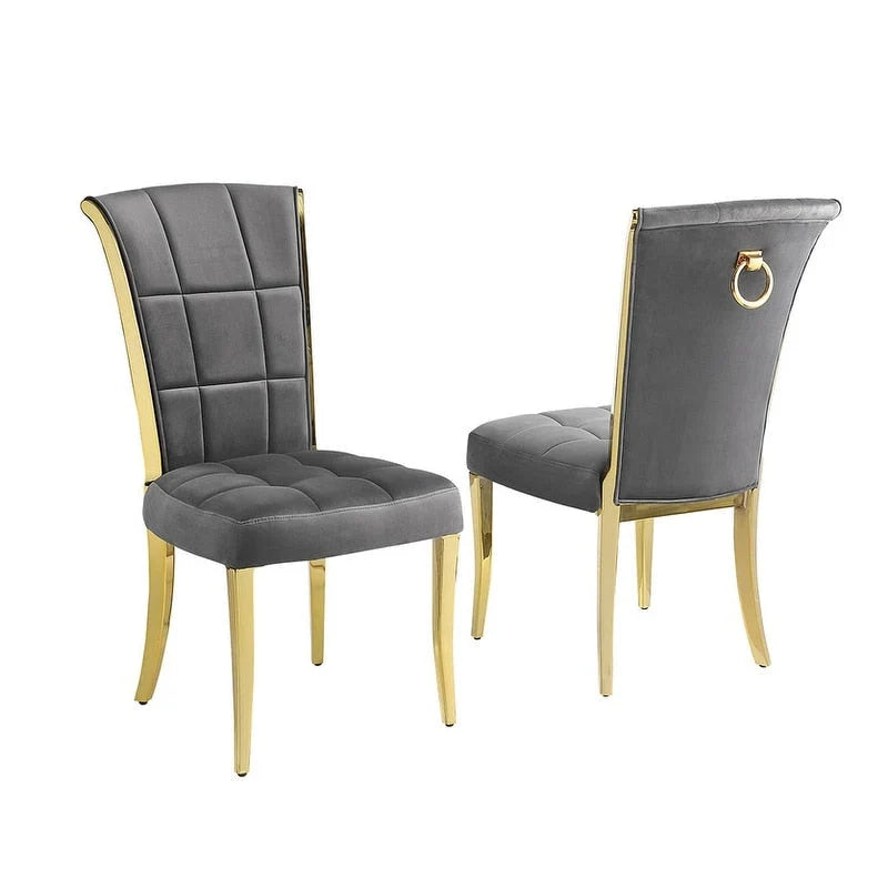 Best Quality Furniture D325-SC324-7 Set da pranzo rotondo da 5 pezzi