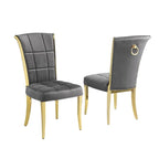 Best Quality Furniture D325-SC324-7 Set da pranzo rotondo da 5 pezzi