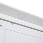 Letto a scomparsa Queen Murphy con divano, letto a scomparsa Queen Size con armadio, letto a parete pieghevole con libreria e mensole per camera degli ospiti o ufficio