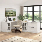 Scrivania per computer Westbrook 60W con alzata Bush Furniture