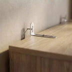 Libreria espositiva Famapy in rovere chiaro: 63W, ante scorrevoli in vetro + cassetto. Ampio organizer per biblioteche domestiche e soggiorni