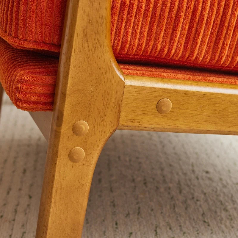 Poltrona imbottita Mid-Century Modern