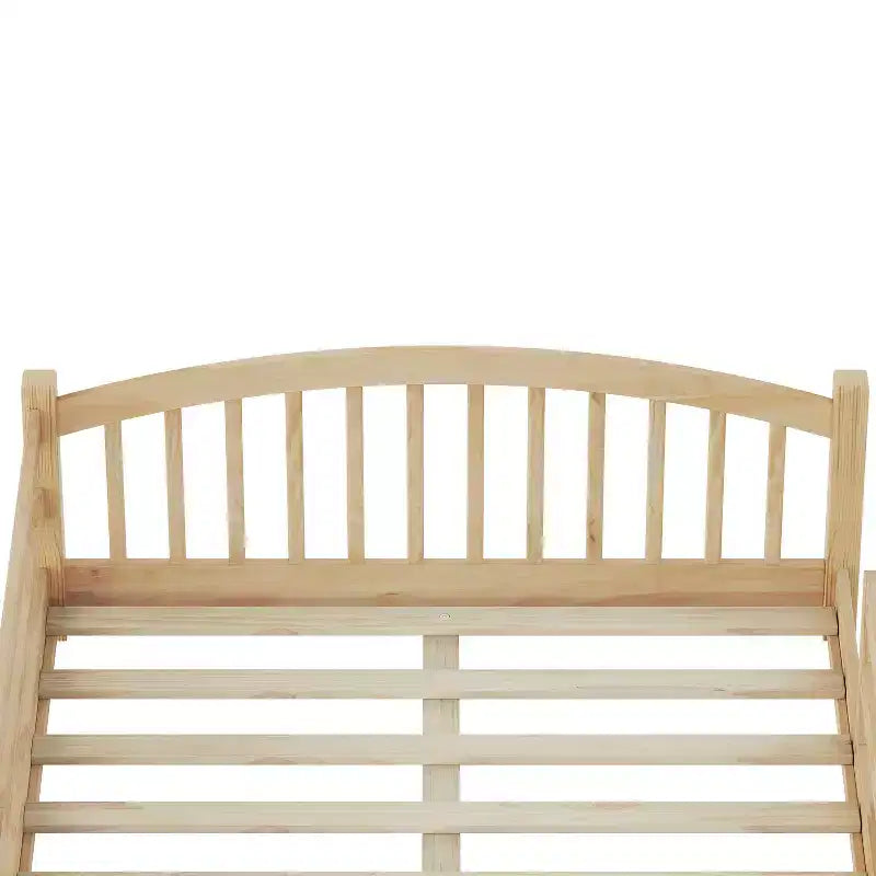 Luxystar Letto Montessori Matrimoniale a Profilo Basso con Sponde di Sicurezza e Testiera